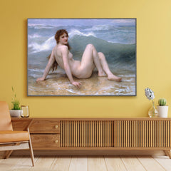The Wave Oil Painting Reproduction (William-Adolphe Bouguereau, 1896)