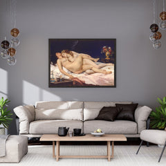 The Sleepers Oil Painting Reproduction (Gustave Courbet, 1866)