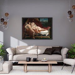 Cupid and Psyche Oil Painting Reproduction (Jacques-Louis David, 1817)