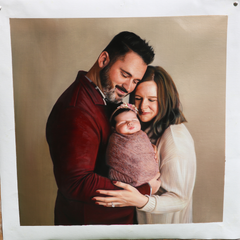 Custom Hand-painted Realistic Portrait Oil Painting from Photo on Canvas, Personalized Birthday/Valentine's Day/Christmas Gift for Him/Her Vertical