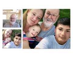 Hand-painted Custom Oil Portrait, Family Portrait Oil Painting, Combine Photos & Customize Your Oil Painting