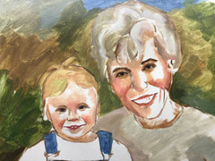 Custom Hand-Painted Oil Portraits, Family Portrait from Photo, Combine Photos, Personalized Gift