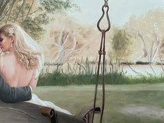 Custom Portrait from Photo | Personalized Family & Wedding Oil Painting Horizontal