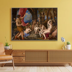 Diana and Actaeon Oil Painting Reproduction (Titian, 1556–1559)