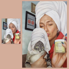 Hand-painted Custom Oil Portrait, Family Portrait Oil Painting, Combine Photos & Customize Your Oil Painting