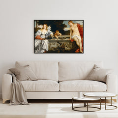 Sacred and Profane Love Oil Painting Reproduction (Titan, 1514)