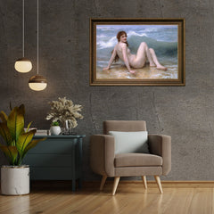 The Wave Oil Painting Reproduction (William-Adolphe Bouguereau, 1896)