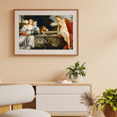 Sacred and Profane Love Oil Painting Reproduction (Titan, 1514)