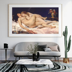 The Sleepers Oil Painting Reproduction (Gustave Courbet, 1866)