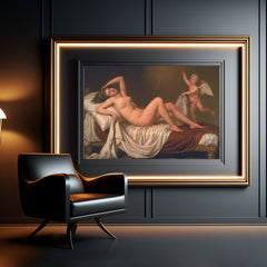 Danaë and the Shower of Gold Oil Painting Reproduction (Adolf Ulrik Wertmüller, 1787)