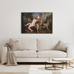 Venus and Adonis Oil Painting Reproduction (Titian, 1554)